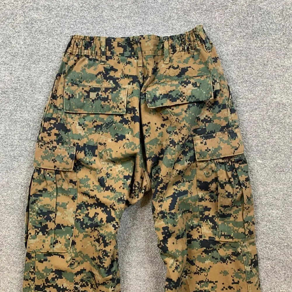 USMC Pants Mens S Small Camo Woodland MARPAT Combat Utility Uniform Button Fly